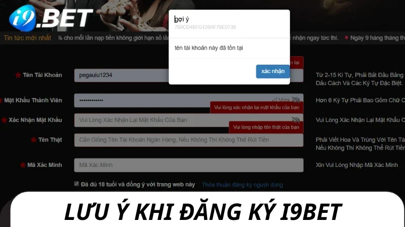 Cân nhắc lưu ý khi tạo account mới